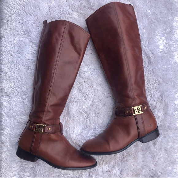Tory Burch Shoes - tory burch | tall tan equestrian style boot size 7